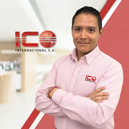 Andrés Jordan, equipo comercial de ICO en Quito