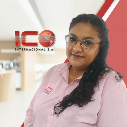 Carolyn Cabezas, equipo comercial de ICO en Ambato
