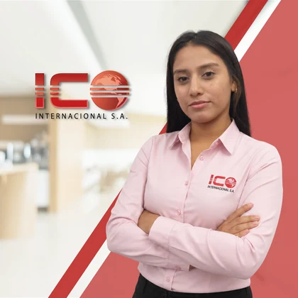 Deydi Zavala, equipo comercial de ICO en Guayaquil